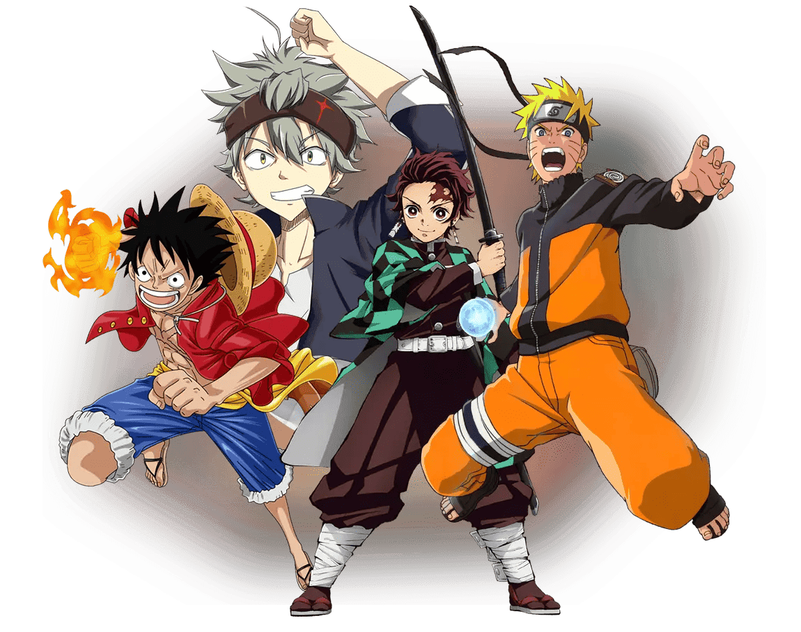 Popular anime characters